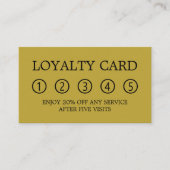 Vintage Malerei, Antiquitätengeschäft Treuekarte (Vorderseite)