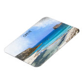 Vintage Malerei auf Kreta Griechenland Magnet (Linke Seite)