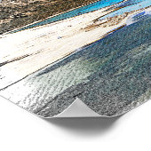 Vintage Malerei auf Kreta Griechenland Poster (Ecke)