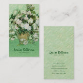 Vintage Malerei-Blumendesigner-Blumen-Stylist Visitenkarte (Vorne/Hinten)