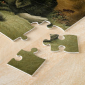 Vintage Malerei: Collie-Hunde Puzzle (Seite)