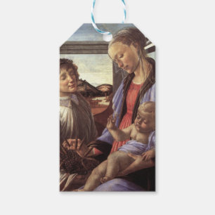 Vintage-Malerei Maria Jesus und Engel Weihnachten Geschenkanhänger