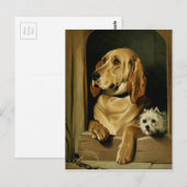 Vintage Malerei: Würde und Unnachgiebigkeit Postkarte (Vorne/Hinten)