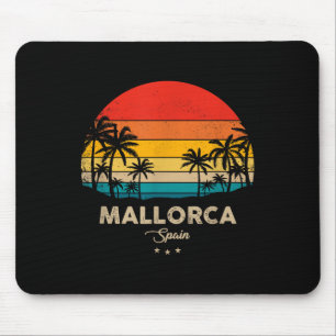 Vintage-Mallorca-Strand-Souvenir - Spanien Mousepad