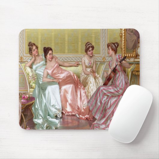 Vintage Malmmousepad Mousepad (Mit Mouse)