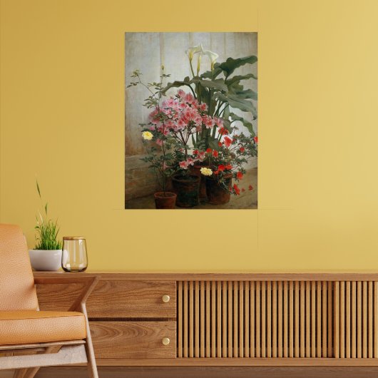 Vintage Malseite eines Greenhouse von Lambdin Poster (Wohnzimmer 2)