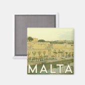 Vintage Malta Magnet (Vorderseite/Rückseite)