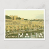 Vintage Malta Postkarte (Vorderseite)