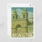 Vintage Malta Postkarte (Vorne/Hinten)