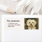 Vintage-Maltese- oder Bichon-Welpe (Insitu)