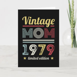 Vintage Mama 1979 50. Geburtstagsgeschenk Frauen R Karte
