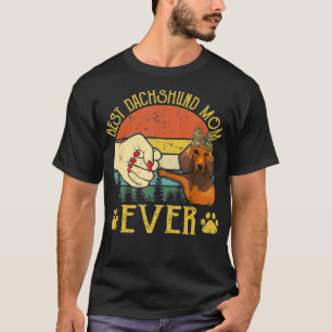 Vintage Mama Beste Dackel Ever Hundeliebhaber T-Sh T-Shirt