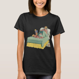 Vintage Mama Frühstück im Bett T-Shirt
