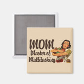 Vintage Mama Magnet (Vorderseite/Rückseite)