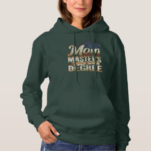 Vintage Mama mit Master-Abschluss Dezember Hoodie