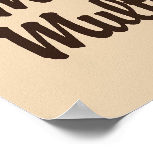 Vintage Mama Poster (Ecke)