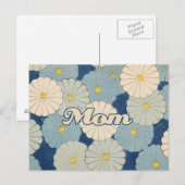Vintage Mama Postkarte (Vorne/Hinten)
