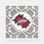 Vintage Mama Tattoo Paper Napkins Serviette (Vorderseite)