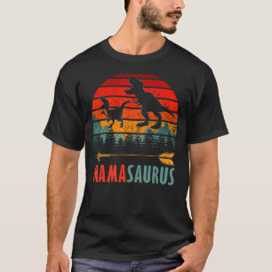 Vintage Mamasaurus T Rex Dinosaur Mama Saurus Mott T-Shirt
