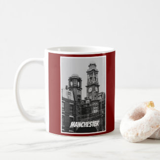 Vintage Manchester Stadtansicht England 2001 Kaffeetasse