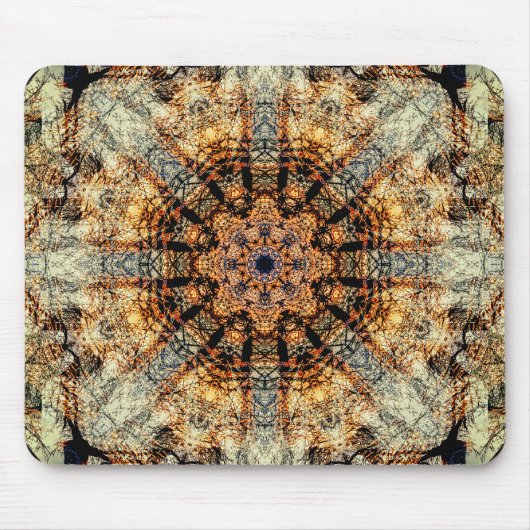 Vintage Mandala-Kunst Mousepad (Vorne)