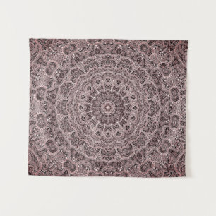 Vintage-Mandala-Muster Wandteppich