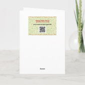 Vintage Mandala Style Weihnachtsschmuckkarte Karte (Rückseite)