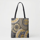 Vintage-Mandalas Tasche (Vorderseite)