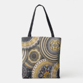 Vintage-Mandalas Tasche (Rückseite)
