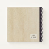 Vintage Mangostanbildung Personalisiert Notizblock (Rückseite)