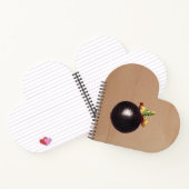 Vintage Mangosteen-Illustration Notizblock (Innenseite)