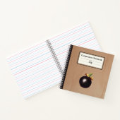 Vintage Mangosteen Illustration Personalisiert Com Notizblock (Innenseite)