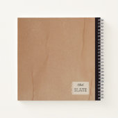 Vintage Mangosteen Illustration Personalisiert Com Notizblock (Rückseite)