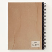 Vintage Mangosteen Illustration Personalisiert Com Notizblock (Rückseite)