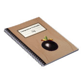 Vintage Mangosteen Illustration Personalisiert Com Notizblock (Rechte Seite)