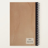 Vintage Mangosteen Illustration Personalisiert Com Notizblock (Rückseite)