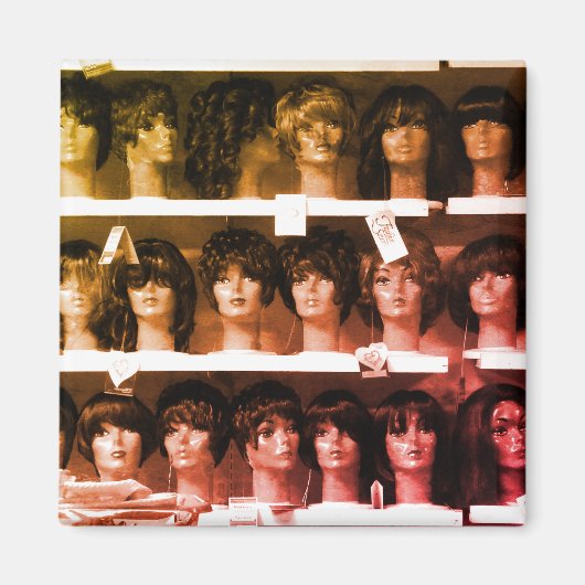 Vintage Mannequin-Leiter Magnet (Vorne)