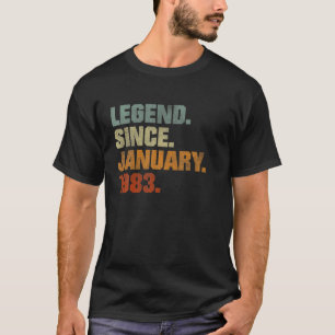 Vintage Männer Frauen 39. Geburtstagsfeier seit Ja T-Shirt