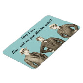 Vintage Männer Magnet (Linke Seite)