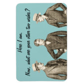 Vintage Männer Magnet (Vertikal)