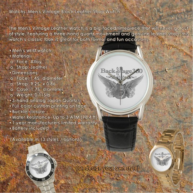 Vintage Männerbeobachtung Armbanduhr (Von Creator hochgeladen)