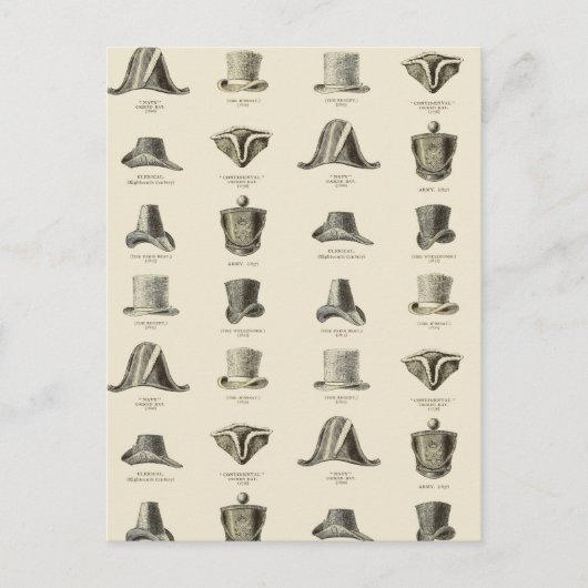 Vintage Männerhasen Postkarte (Vorderseite)