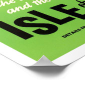 Vintage Manx TT Isle of Man-Racing Poster (Ecke)