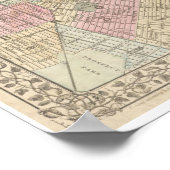 Vintage Map of Brooklyn Poster (Ecke)