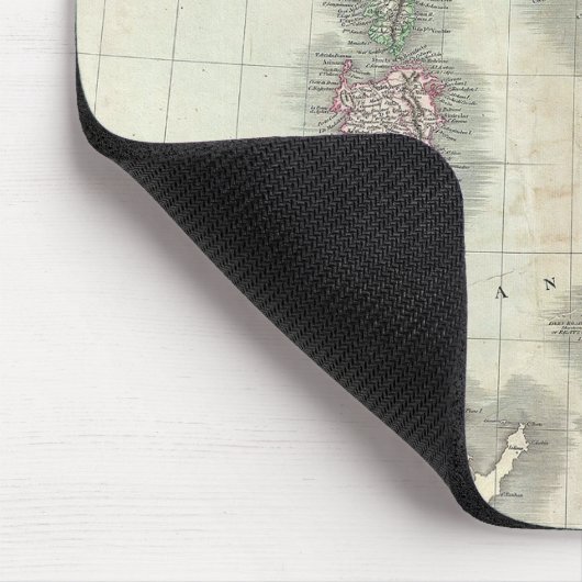 Vintage Map of Italy Mousepad (Ecke)