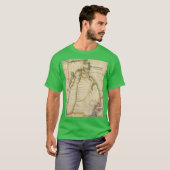 Vintage Map of Michigan 1822 T-Shirt (Vorne ganz)