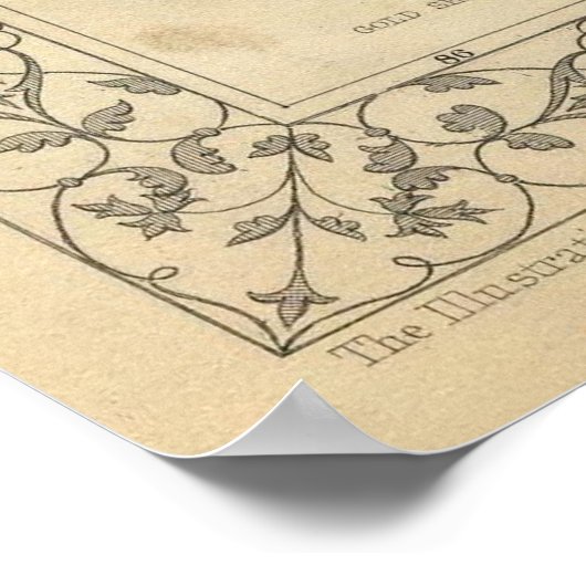 Vintage Map of Panama 1851 Poster (Ecke)