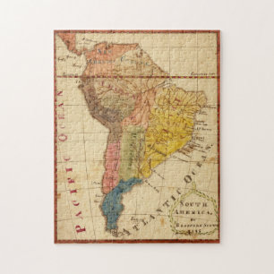 Vintage Map of South America (1816) Puzzle