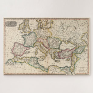 Vintage Map of The Roman Empire (1815) Puzzle