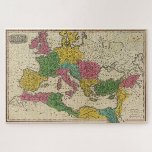 Vintage Map of The Roman Empire (1831) Puzzle (Horizontal)